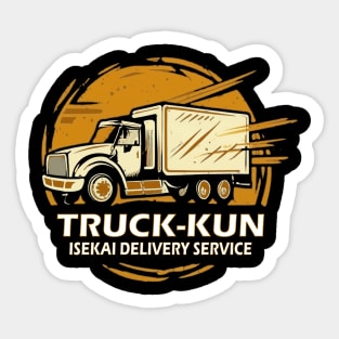 Anime meme Isekai Truck-Kun Isekai delivery service retro vintage OTAKU TEE Sticker